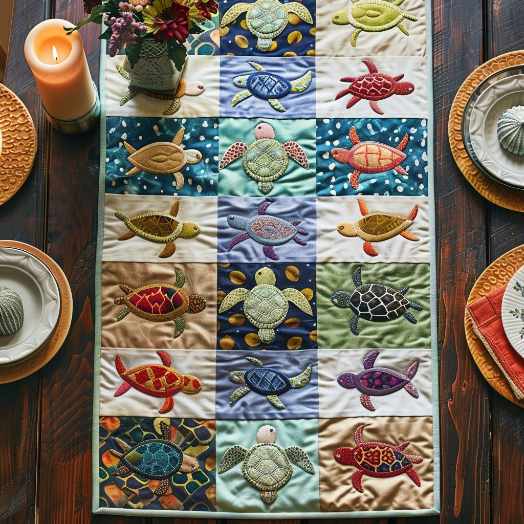 Turle Odyssey Table Runner