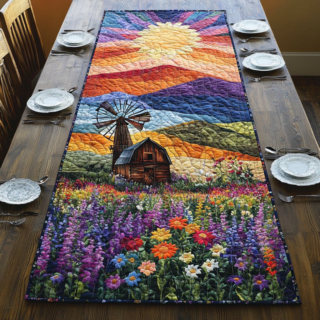Turning Winds Table Runner