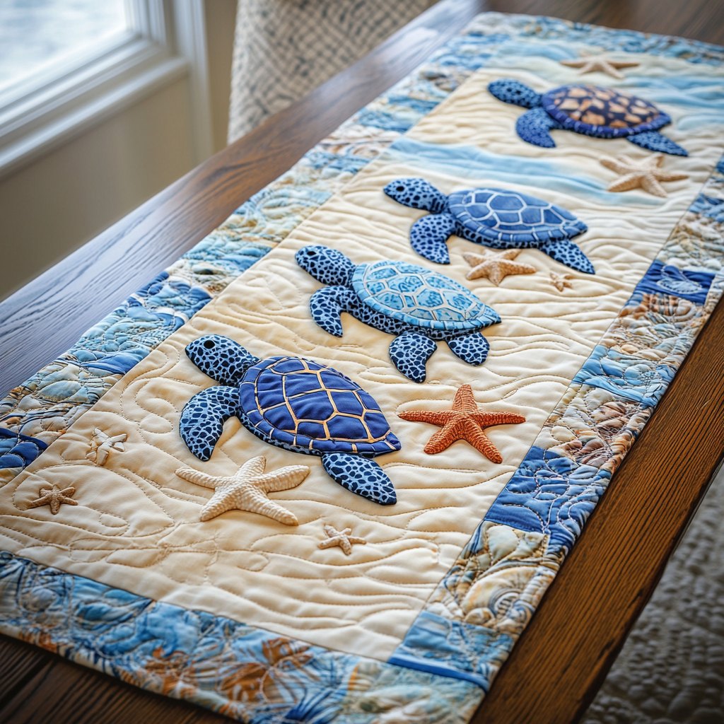 Turtle Retreat Table Runner