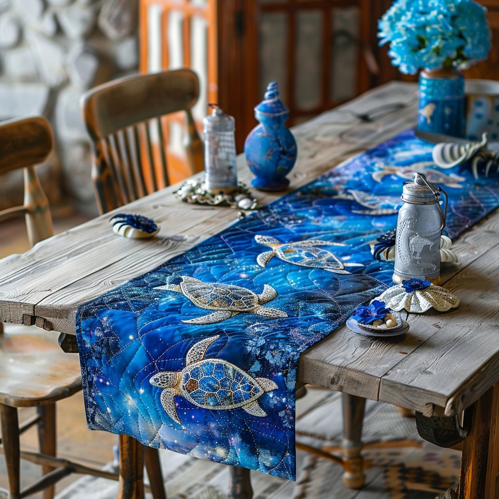 Turtle Treasure Table Runner