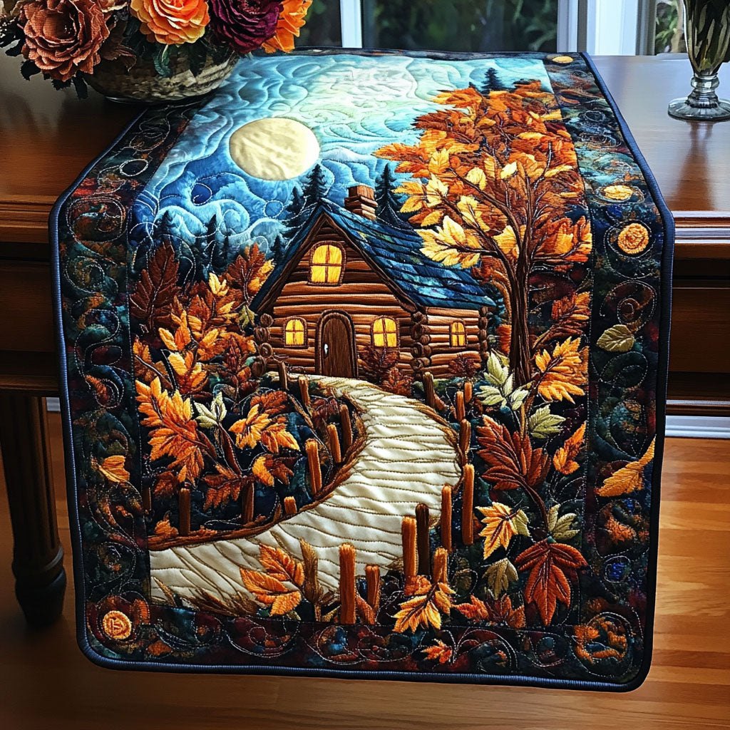 Twilight Cabin Glow Table Runner