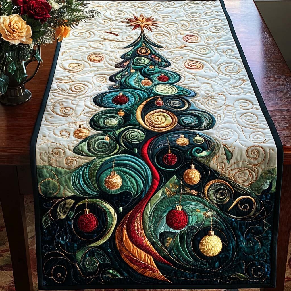 Twilight Evergreen Table Runner