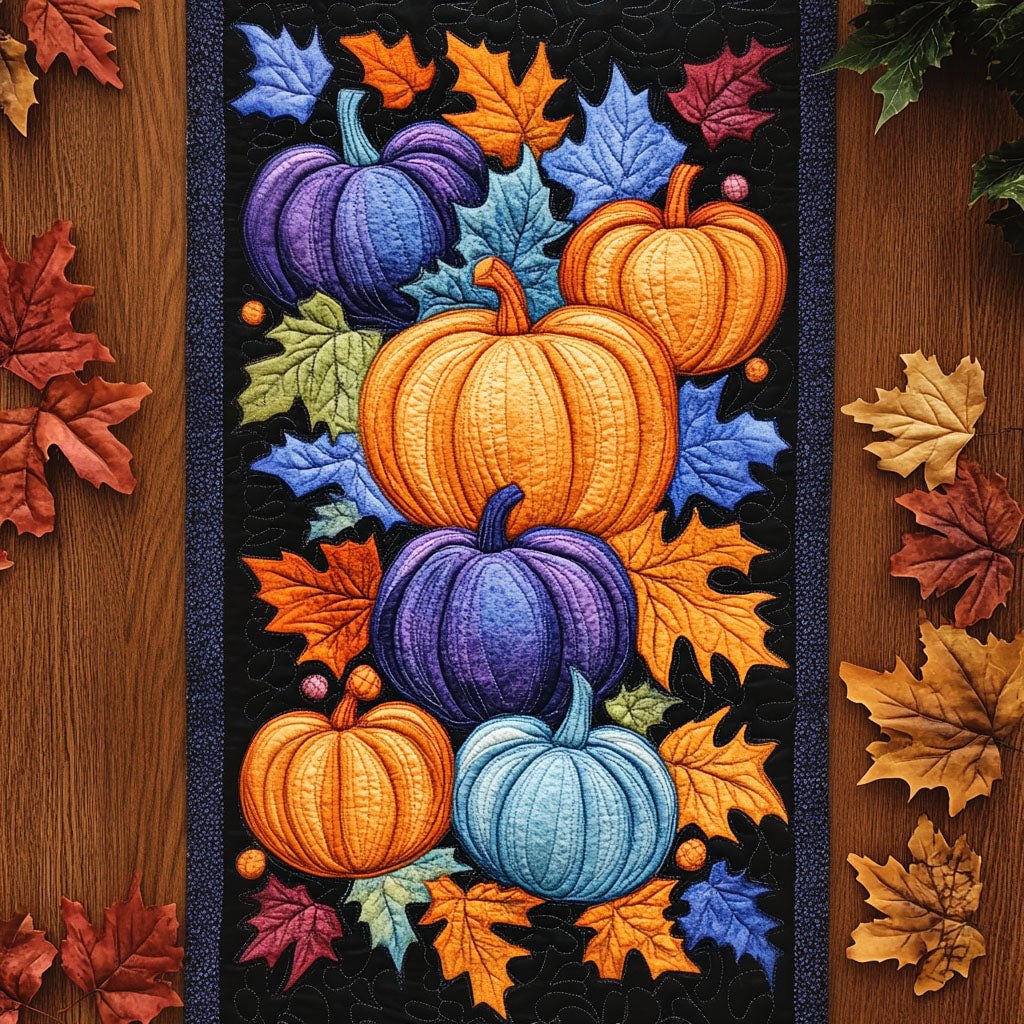 Twilight Leaves Table Runner