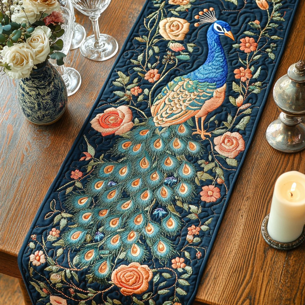 Twilight Plumage Table Runner