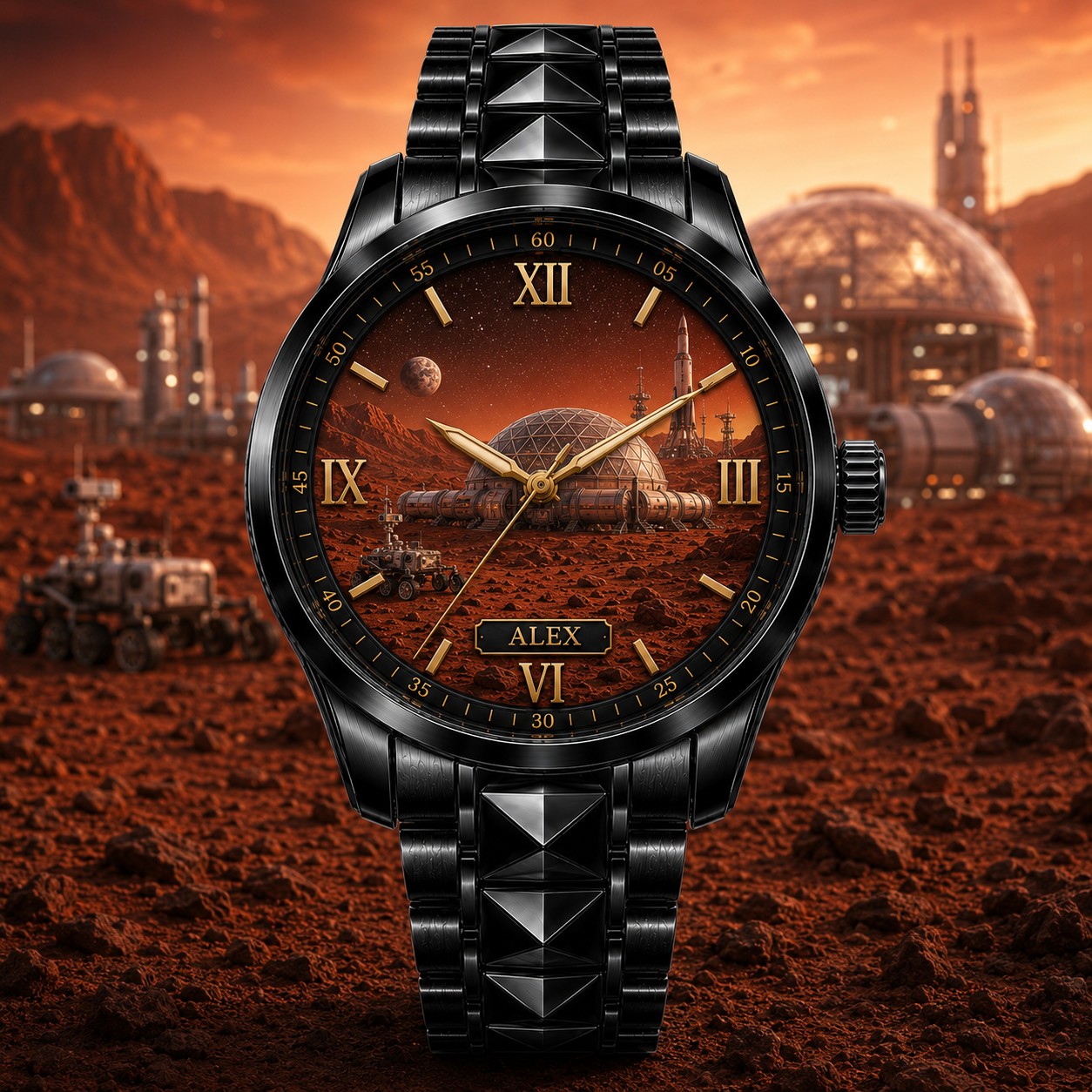Custom Name Watch — personalized with a custom name