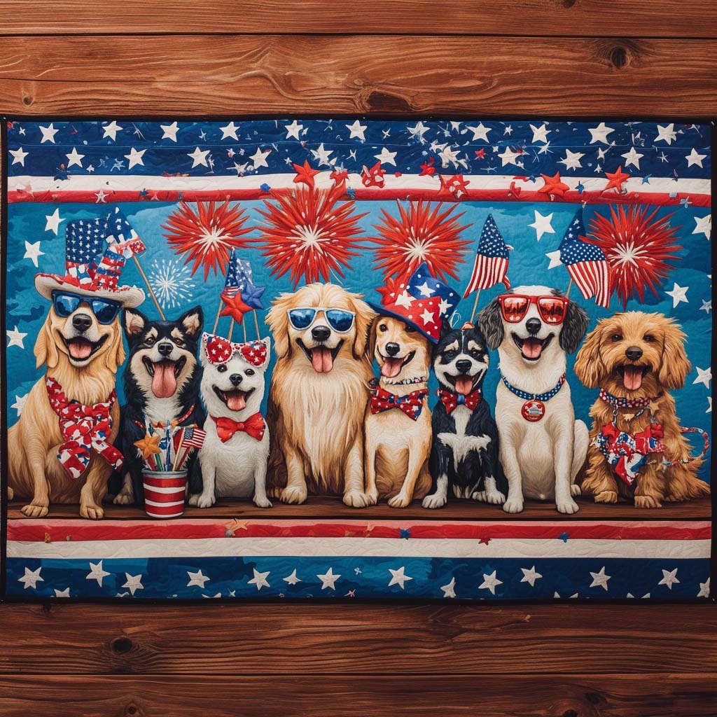 Usa Pawty Table Runner