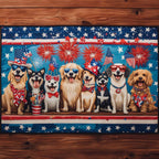 Usa Pawty Table Runner