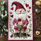 Valentine Gnome Love Table Runner