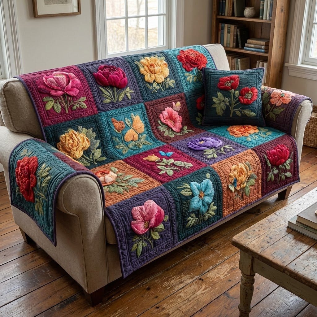 Blossoms Sofa Cover