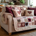 Hearts Sofa Cover