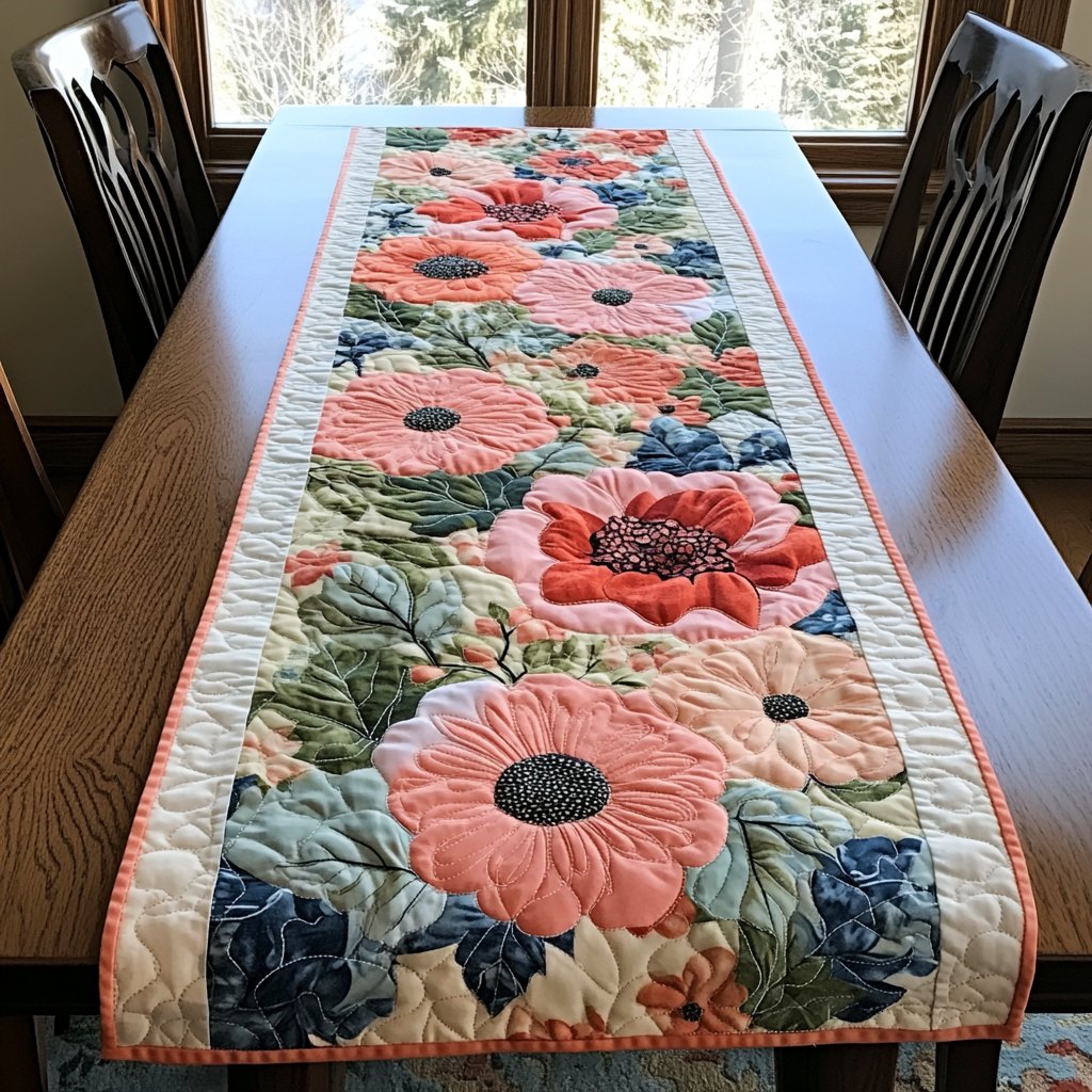 Verdant Bloom Table Runner