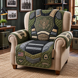 Tactical Armor Veteran Honor Chair Sofa Cover - Made to Order