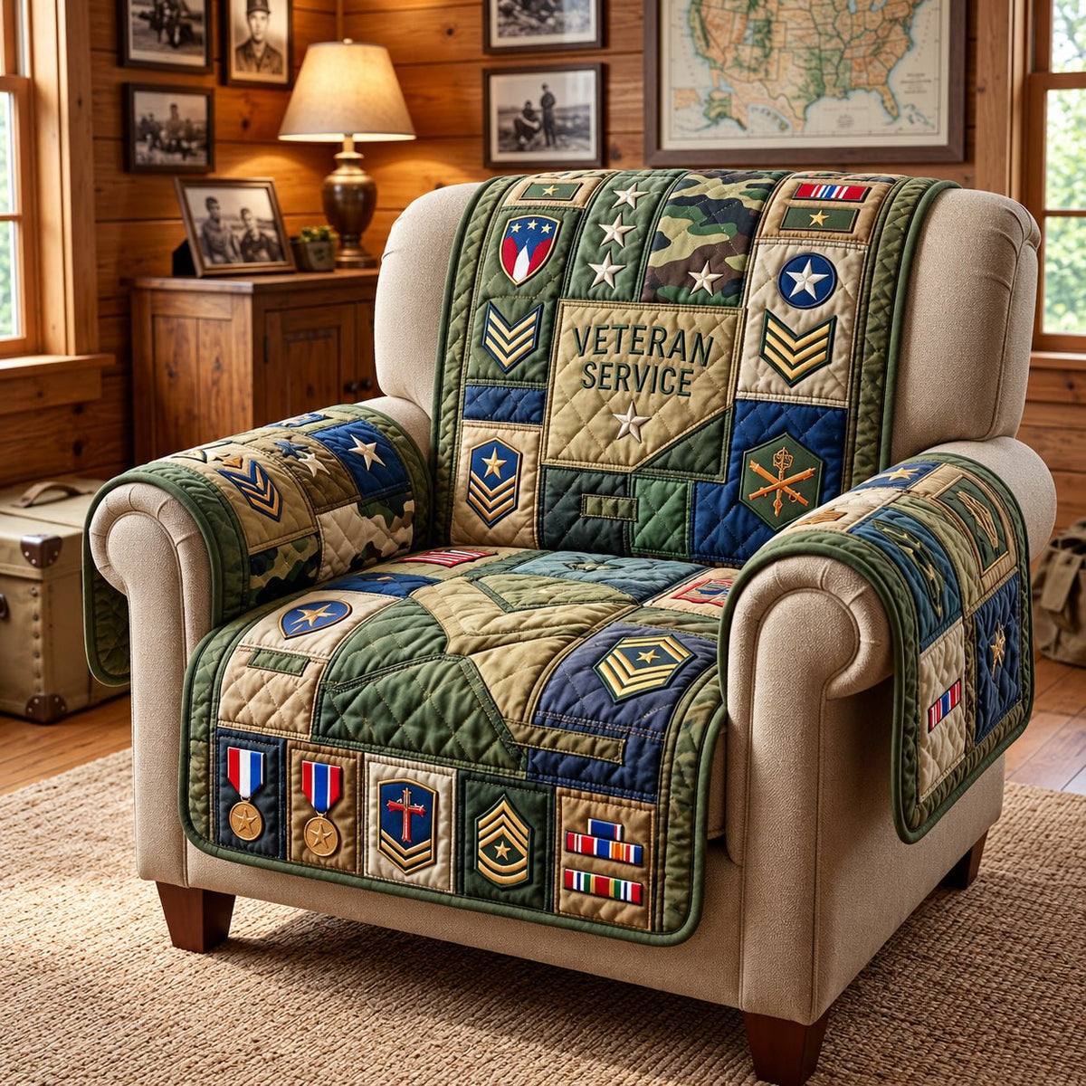 Veteran Service Sofa Cover
