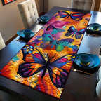 Vibrant Butterflies Table Runner