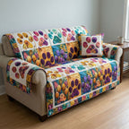 Vibrant Paw Garden Sofa Cover