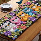 Vibrant Tail Whirl Table Runner