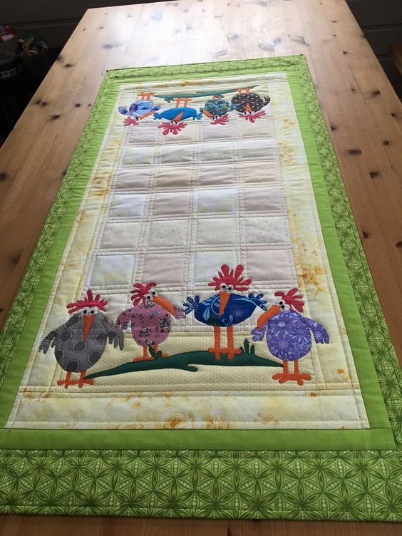 Vibrant Hen Party Table Runner