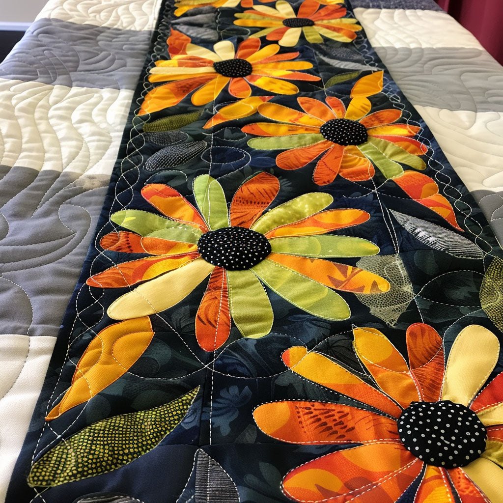 Vibrant Vine Garden Table Runner