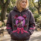 Victorian Witch Cameo hoodie, all-over print