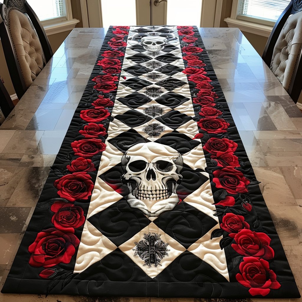 Victorian Goth Table Runner