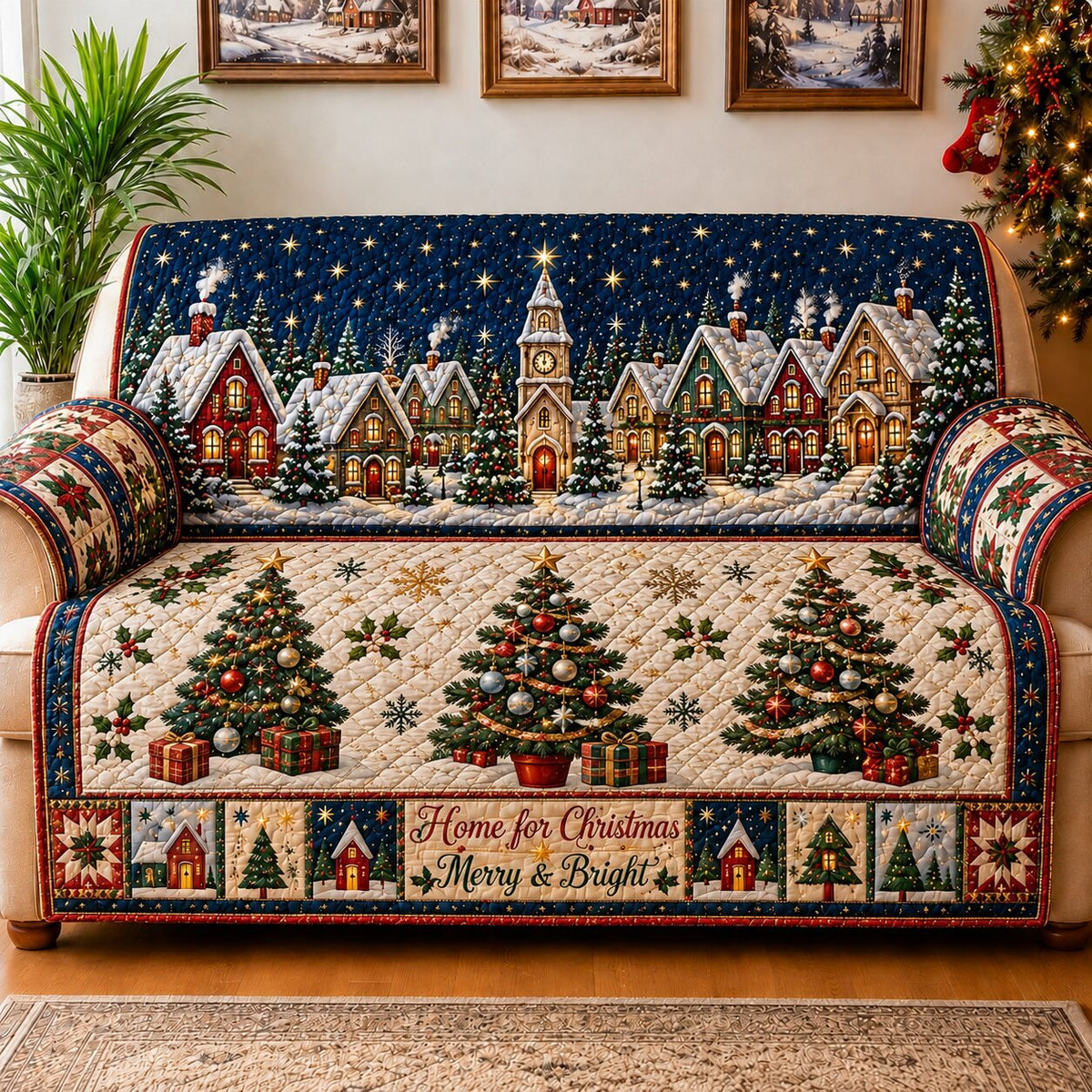 Village Glow Sofa Cover