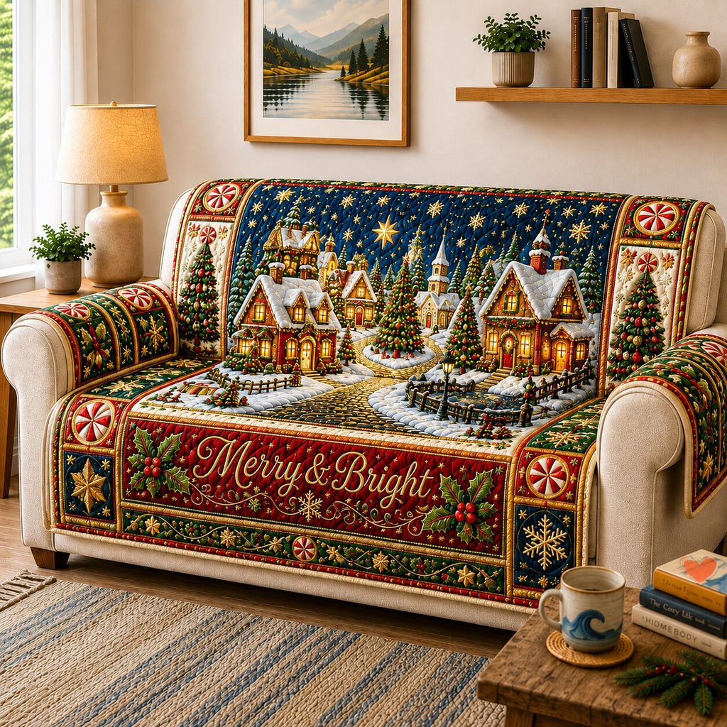 Village Lights Sofa Cover