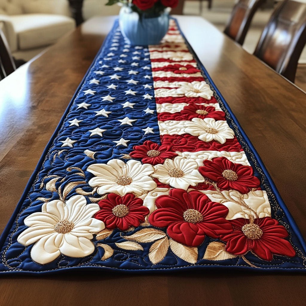 Vintage Bloom Banner Table Runner
