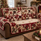 Vintage Noel Caroling Choir Sofa Cover
