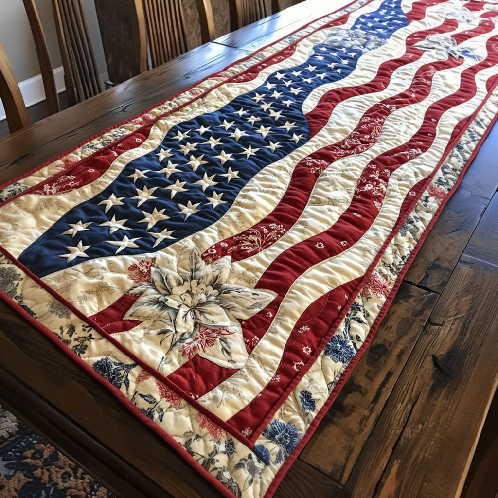 Vintage Patriot Table Runner