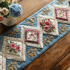Vintage Rose Meadow Table Runner