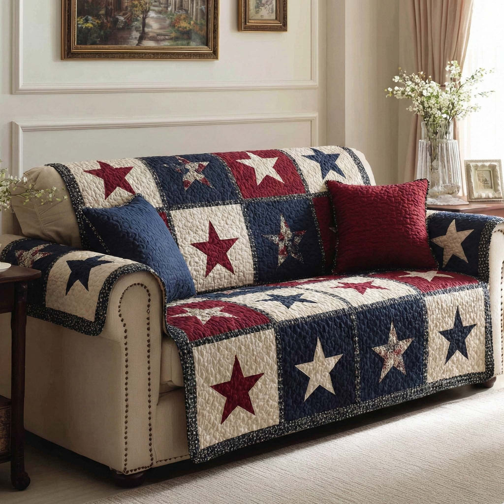 Vintage Stars Sofa Cover