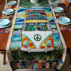 Vintage Wanderlust Table Runner
