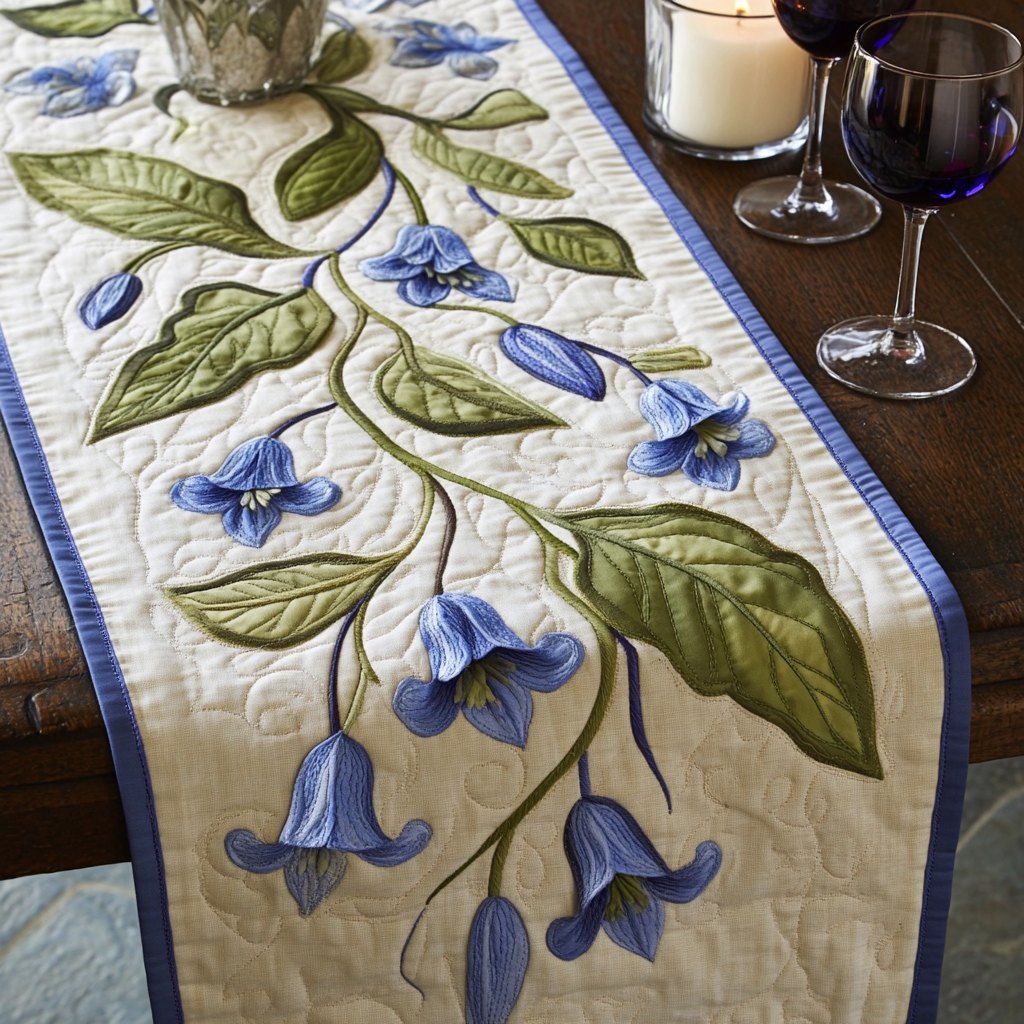 Violet Breeze Table Runner