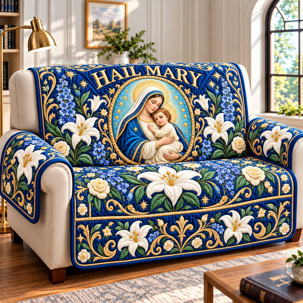 Virgin Mary Grace Sofa Cover