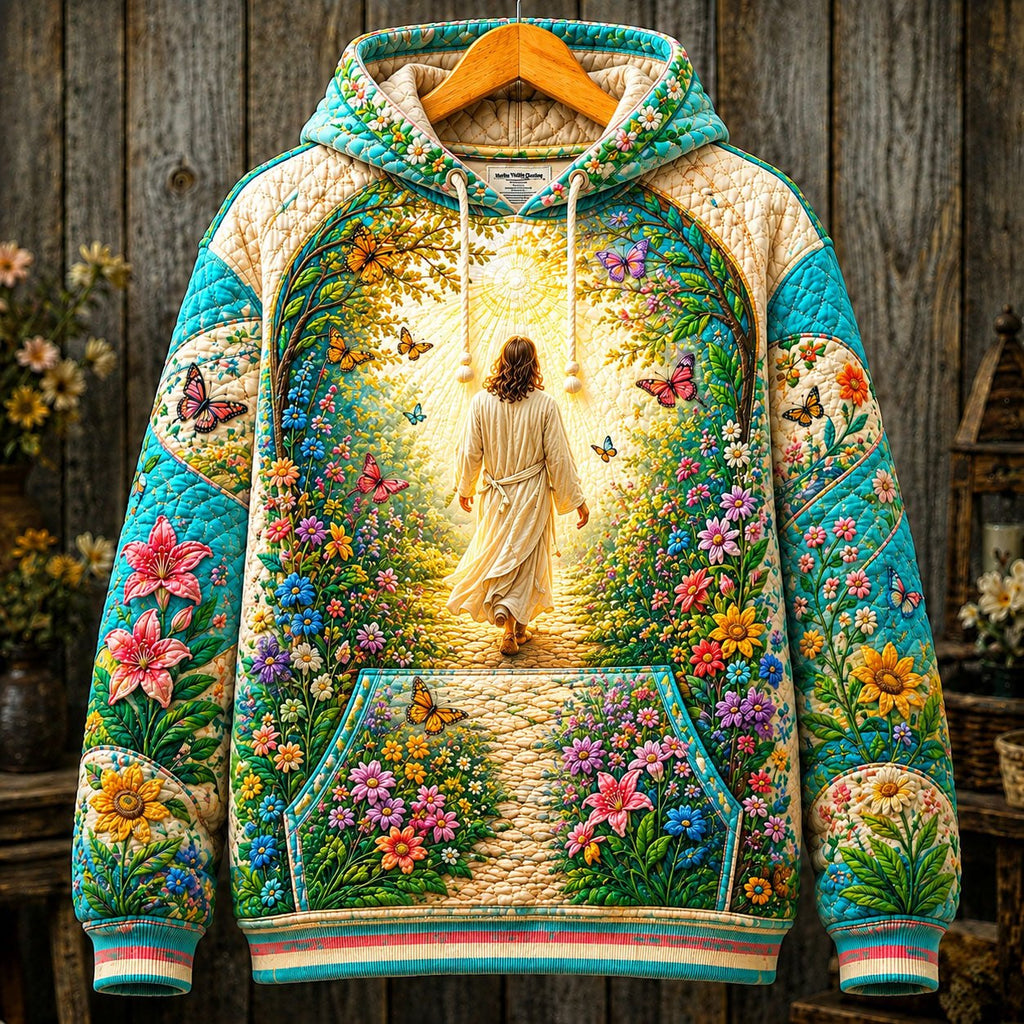 Walk with Jesus hoodie, all-over print