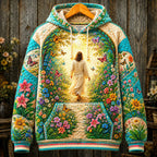 Walk with Jesus hoodie, all-over print