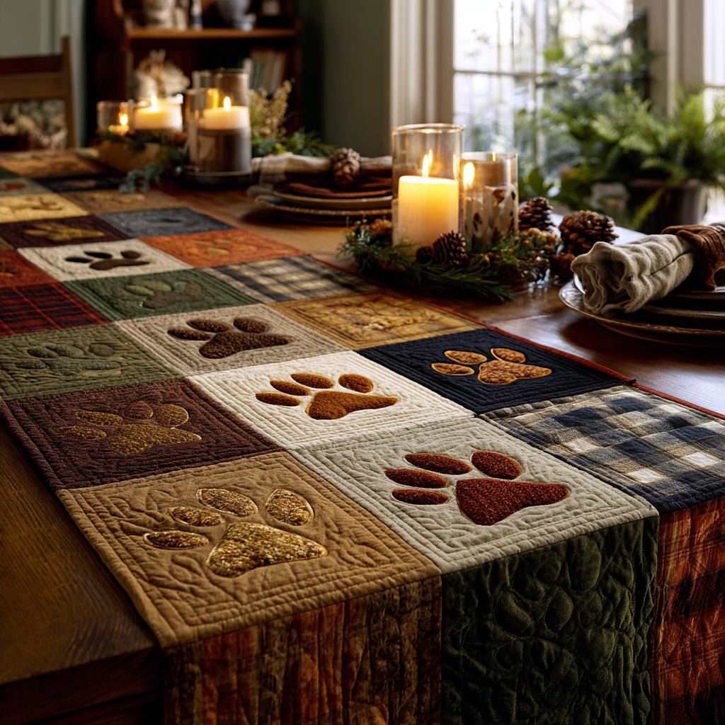 Warm Paw Lane Table Runner