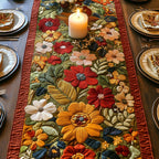 Warm Petals Table Runner