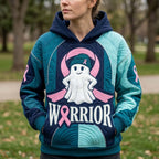 Warrior Ghost hoodie, all-over print