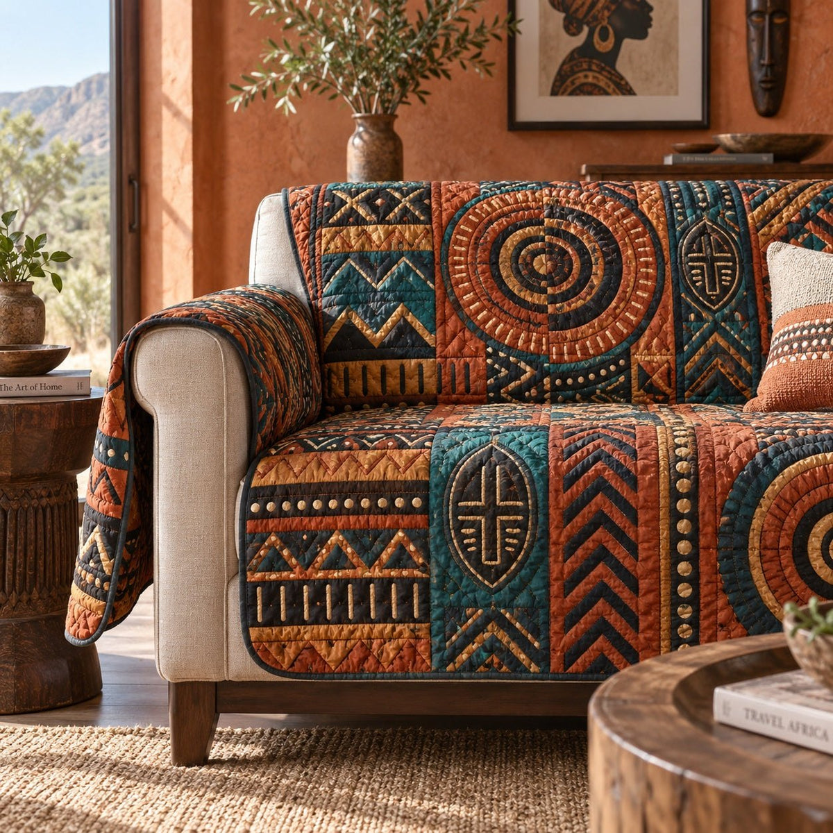 Warrior Shield Sofa Cover