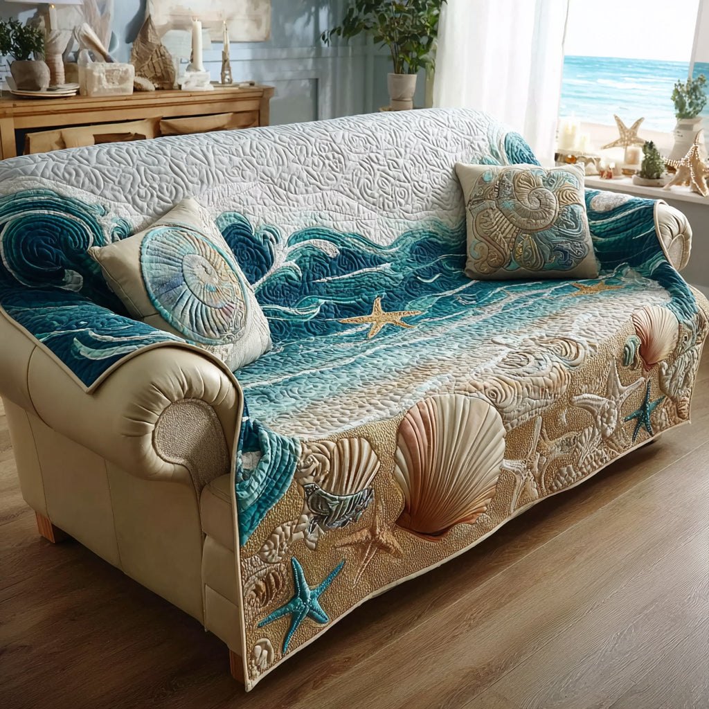 Wave Beach Sofa Cover