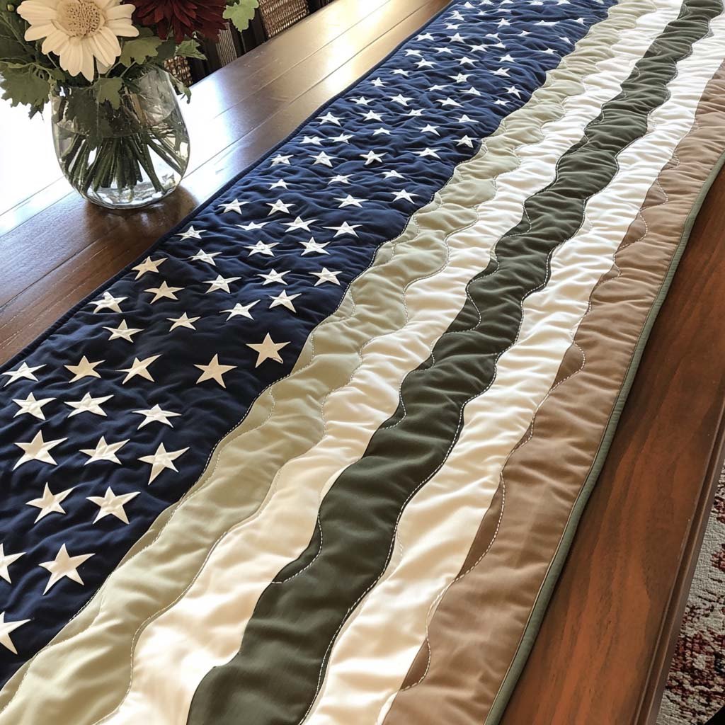 Wavy Valor Table Runner
