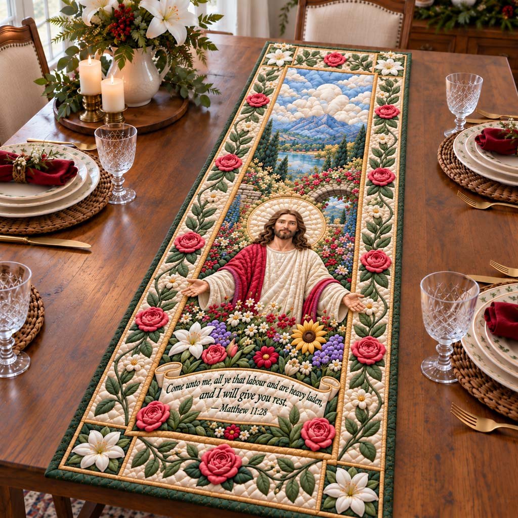Welcoming Savior Table Runner