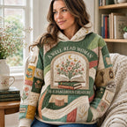 Well Read Woman Is Dangerous Creature hoodie, all-over print