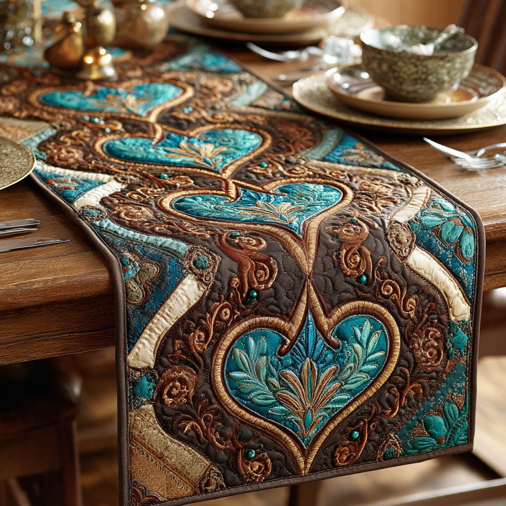 Western Hearts Table Runner