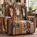 Western Horse Friends Sofa Cover