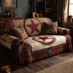 Western Star Emblem Sofa Cover