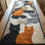 Whimsical Cat Table Runner