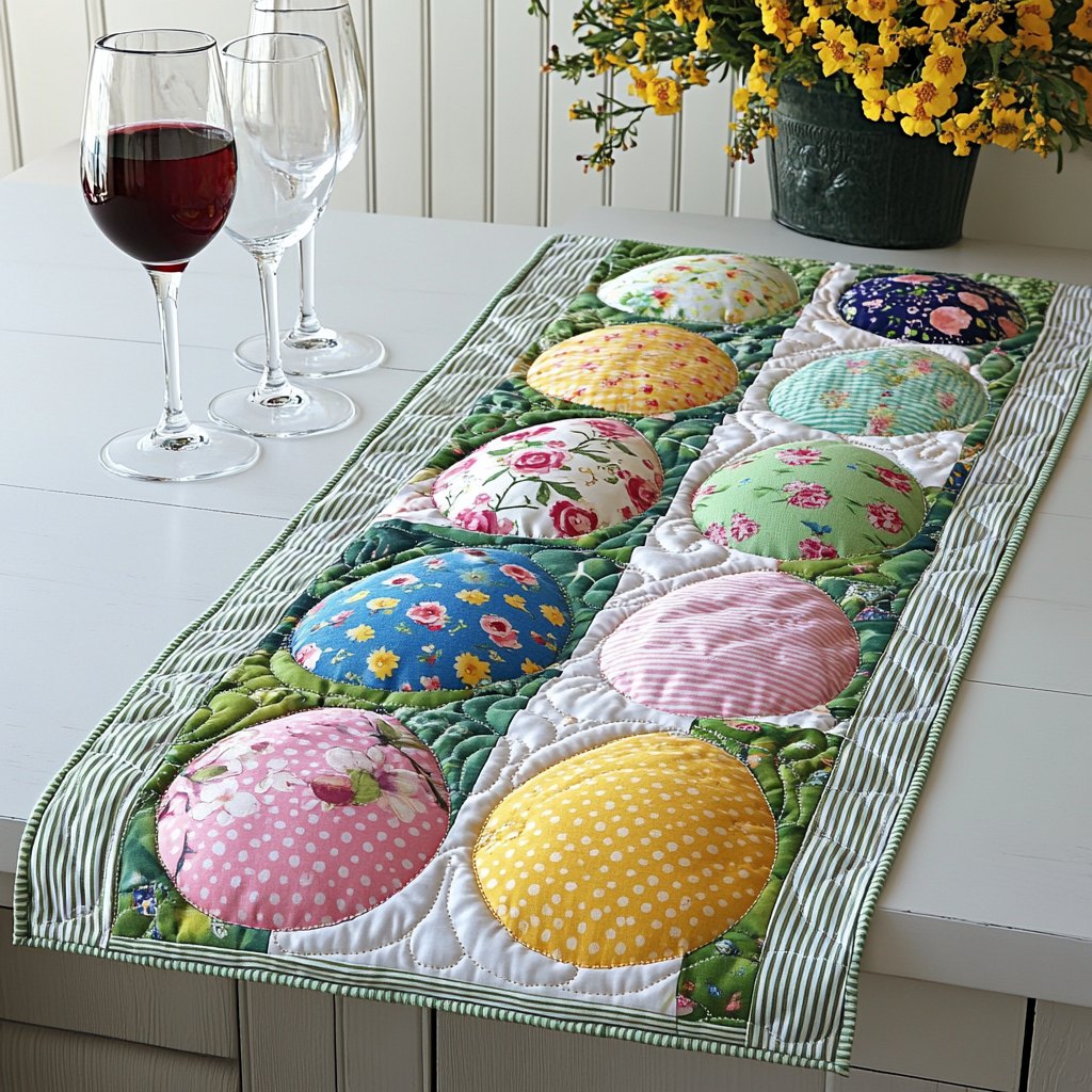 Whimsical Easter Table Runner