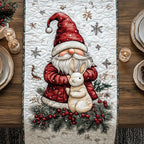 Whimsical Gnome Wonderland Table Runner